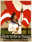 Werbeplakat für Marine-Schauspiel